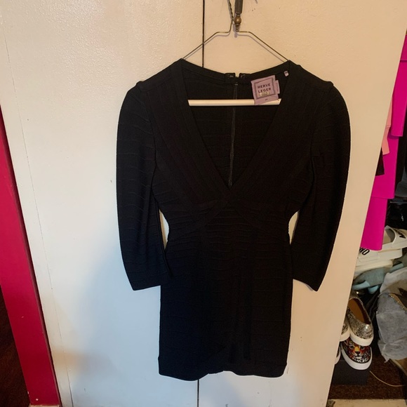 100% authentic Black Herve Leger dress - Picture 2 of 7